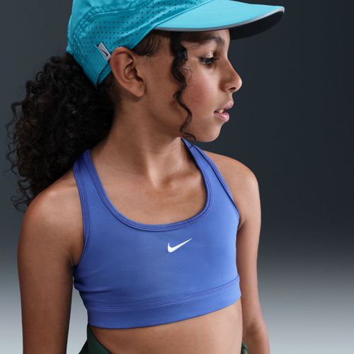 Brassière De Sport Nike Swoosh Pour Fille - Bleu