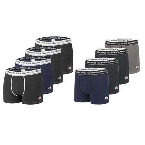 Lot De 4 Boxers Serge Blanco En Coton Et Élasthanne : Colcla G / Xl