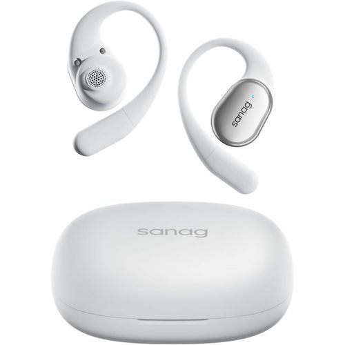 CHECARZHN--NO1-C16S Casque Bluetooth Sport, Écouteurs Bluetooth 5.3, 500Mah 56Hrs Ecouteur Sans Fil Avec 3D Hifi Stéréo,Ipx4, Connexion Multipoint Adaptés Au Travail, Au Sport, Aux Jeux D'Exercice-Blanc