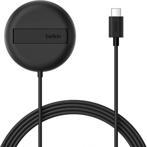CHECARZHN--NO1-Station De Charge Sans Fil (15 W, Certifié Qi2 Et Compatible Magsafe, Pour Tous Les Modèles De L'Iphone 16, Du Samsung Galaxy S25, Pour Les Airpods, Etc., Sans Adaptateur Secteur, Noir)