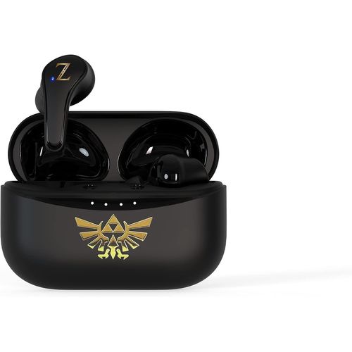 CHECARZHN--NO1-Ecouteurs Sans Fil Bluetooth V5.0 Pour Enfant Zelda Avec Boîtier De Chargement. Noir