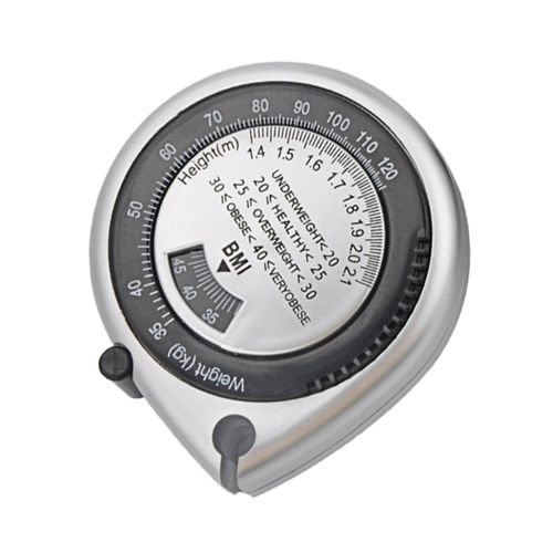 CHECARZHN--NO1-Bmi Mètre Ruban Bmi Calculatrice - Ruban À Mesurer Rétractable - Mètre Ruban De Taille - Mètre Ruban De Couturière - Mètre Ruban Rétractable - Mètre Ruban Pour Le Corps - Portable - Abs
