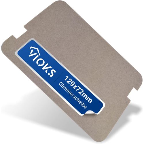 CHECARZHN--NO1-Sharp Pcovpa309Wre0 Disque De Mica Pour Micro-Ondes 129 X 72 Mm De Rechange Pour Plaque De Mica Sharp Pcovpa309Wre0 ¿ Couvercle De Conducteur Creux Mica Universel Découpable