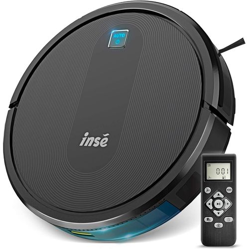 CHECARZHN--NO1-Aspirateur Robot, Aspirateur Robotique 2000Pa Forte Puissance D'Aspiration, Silencieux Automatique Nettoyeur Auto-Chargeant, Idéal Pour Poils D'Animaux Cheveux Poussière Tapis Sols Durs - E6