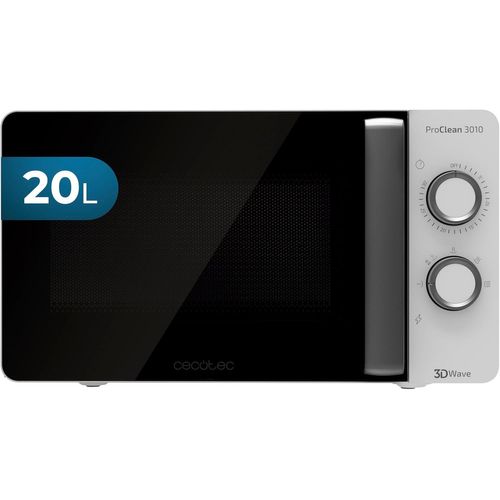 CHECARZHN--NO1-Micro-Ondes Proclean 3010. Capacité De 20 L, Revêtement Ready2Clean, 700 W De Puissance, 6 Niveaux De Fonctionnement, Minuterie 30 Minutes, Mode Décongeler, Finition En Blanc.