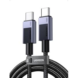 CHECARZHN--NO1-240W Câble Usb C Vers Usb C Pd 3.1 5A 48V 180W 140 W Charge Rapide Nylon Tressé Compatible Avec Macbook Ipad Ordinateur Portable De Jeu Iphone 16 Galaxy S24 Plus Ultra (2M)