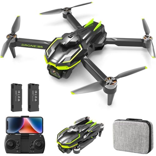 Checarzhn--No1-Drone Avec Camera 1080p Hd Pour Enfant Et Adulte, Moteur Sans Balais Mini Fpv Drone 36mins Longue Durée Vol/Démarrage En Un Clic/Maintien D'altitude, Jouet Cadeau Pour Hommes Et Garcon, Moin-Honivon