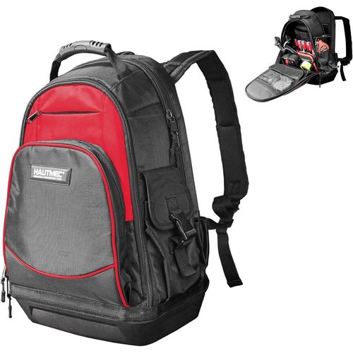 CHECARZHN--NO1-Sac À Dos À Outils Robuste 1680D Pro Avec Compartiment Rembourré Pour Ordinateur Portable, 22 Poches Et Base Étanche Moulée Pour Électriciens, Entrepreneurs Et Techniciens - Ht0285