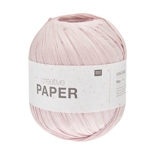 Pelote Creative Paper ¿ Rico Design : Le Fil Idéal Pour Vos Créations En Papier. Color : 04 Rose