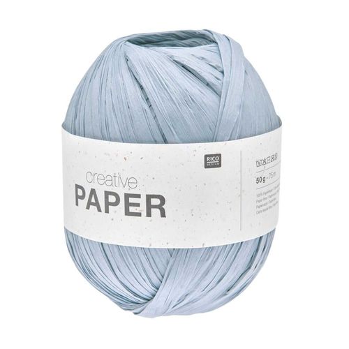 Pelote Creative Paper ¿ Rico Design : Le Fil Idéal Pour Vos Créations En Papier. Color : 06 Bleu Fumé