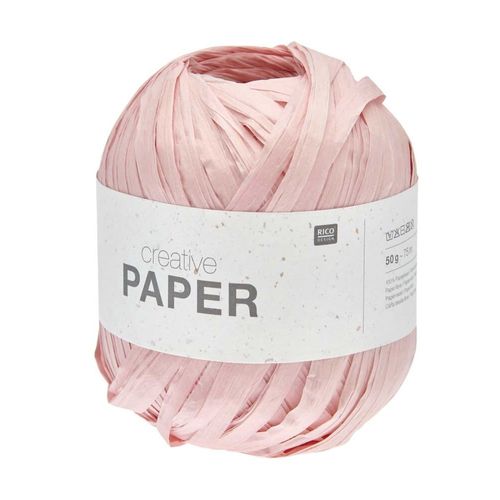 Pelote Creative Paper ¿ Rico Design : Le Fil Idéal Pour Vos Créations En Papier. Color : 03 Saumon