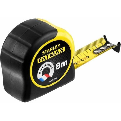 CHECARZHN--NO1-Stanley Fmht81555-0 Mètre Mesureur - Gamme Fat - Fabriqués En France - Revêtement Blade Armor - Ruban Résistant Et Épais - Boitier Abs Bi Matière - Amortisseur De Chocs
