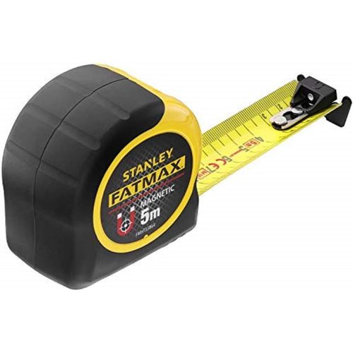 CHECARZHN--NO1-Stanley Fmht0-33864 Mètre Ruban Magnétique 5M Gamme Fat - Ruban Large - Revêtement Blade Armor Thermoplastique Et Mylar Anti Abrasion Et Anticorrosion - Position Zéro Réel - Boiter Bi Matièr