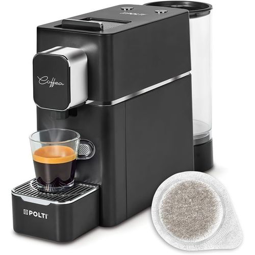 CHECARZHN--NO1-Coffea S15B, Machine À Café Espresso, Compatible Avec Dosettes E.S.E. 44 Mm, Réservoir De 0,85 L, Température Et Longueur Du Café Réglables, Pression De La Pompe 19 Bars, Noire