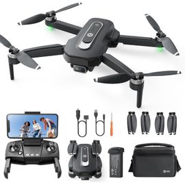 Checarzhn--No1-Drone Gps Avec Caméra 4k Pour Débutants, Hs460 Drone Pliable Avec 26 Min Dautonomie, Moteur Sans Balais, Follow Me, Retour Automatique, Transmission Fpv 5g, Moins De 249 G-Holy Stone
