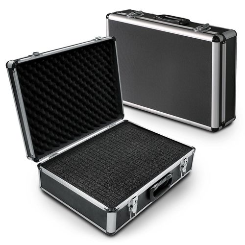 CHECARZHN--NO1-Peak Tech P 7310 - Mallette Universelle Pour Instruments De Mesure, Robuste En Aluminium, Compartiment À Outils, Rembourrage En Mousse, Verrouillable, Anti-Poussière, Xl - 460 X 330 X 150 Mm