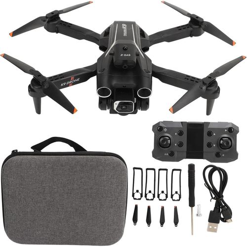 Checarzhn--No1-Drone Quadricoptère Pliable, K9 Fpv Rc Quadcopter Avec Caméra 1080p 4k Hd Daul, 20 Minutes De Temps De Vol, Vol Stationnaire Intelligent Et Évitement D'obstacles, Mini Drone Wifi-Ciciglow
