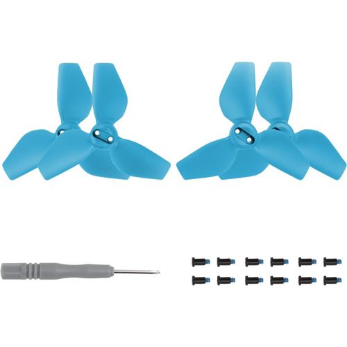 Checarzhn--No1-Hélice De Rechange Pour Dji Neo - Légère, Sûre, Multicolore, Silencieuse, Blocage Rapide, Accessoire De Drone, Léger Et Robuste (Bleu Pour 2 Paires)-Sanag