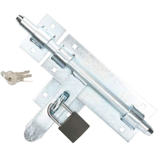 CHECARZHN--NO1-Verrou De Porte 270 Mm Avec Cadenas Gauche/Droite