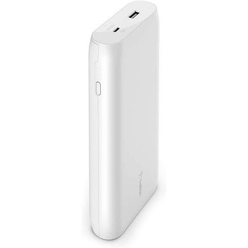 Checarzhn--No1-Batterie Externe Charge Rapide Usb-C Pd 20000mah (Chargeur Externe Avec Ports Usb-C 30w + Usb-A 12w, Capacité De 20k, Chargeur Portable Pour Macbook, Ipad, Iphone, Galaxy, Pixel, Etc), Blanc