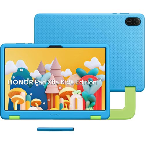CHECARZHN--NO1-Pad X8A Kids Edition 11 Pouces 90 Hz Protection Des Yeux Tablette, Android 14, Wifi, 128Gb/4Gb, 8300 Mah, Google Family Link, Incl. Housse De Protection Pour Enfants & Stylo À Dessin