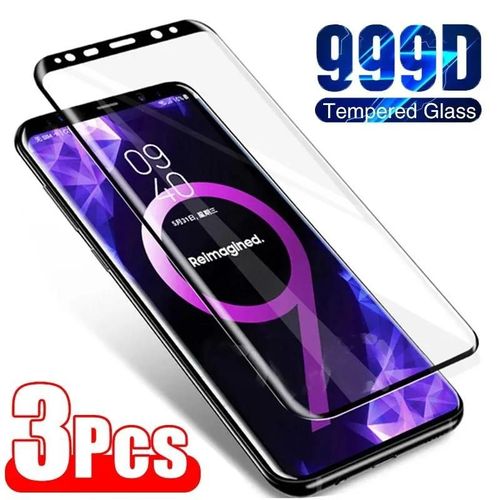 (3 Pcs Samsung S22 Plus) 3 Pièces Verre Trempé Pour Samsung Protecteur D'écran À Couverture Complète