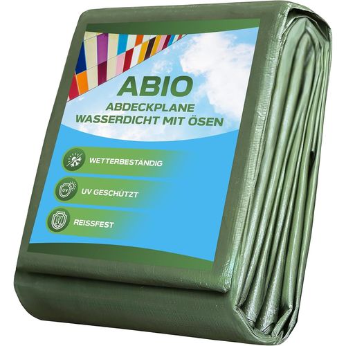 CHECARZHN--NO1-Bâche De Protection, 5 X 6 M, Verte, 90 G/M², Imperméable, Avec ?illets, En Tissu, Pour Tente, Construction, Jardin, Meubles De Jardin, Camping, Vert, 90 G/M², 5 X 6 M