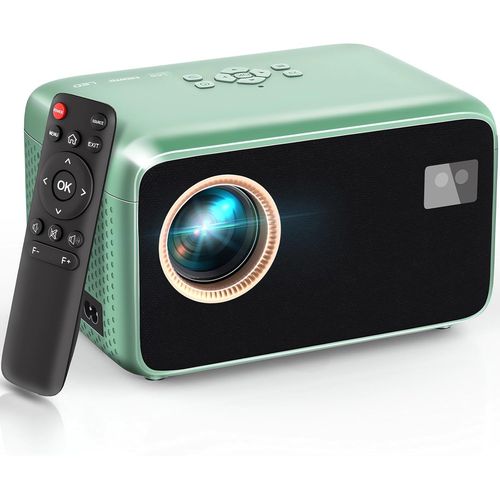 CHECARZHN--NO1-Auto Focus/Keystone Vidéoprojecteur 4K, Projecteur Video Wifi6 Bluetooth Natif 1080P Full Hd, 18000 Lux Mini Retroprojecteur Portable Avec Zoom 50% Pour Smartphone/Hdmi/Usb/Tv Stick