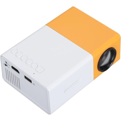 CHECARZHN--NO1-Mini Projecteur, Projecteur Portable Full Hd 1080P, Projecteur De Film Compatible Avec Ordinateur Portable Pc Tv Box Tv Stick Tablette Smartphone, Avec Haut-Parleur Stéréo Hifi