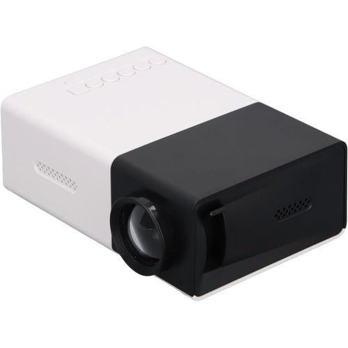 CHECARZHN--NO1-Mini Projecteur 1080P, Mini Projecteur Portable De Poche, Vidéoprojecteur Led Hd 1080P Avec Usb Av, Pour Cadeaux, Dessins Animés, Films, Télévision, Camping (Pr Ue)