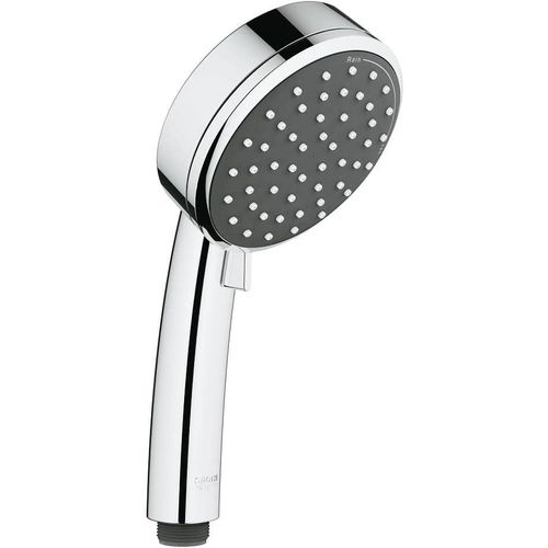 KGABERY-Pommeau De Douche Vitalio Comfort 100,2 Jets,Douchette Diamètre 100Mm,Technologie Anti-Brulûre Et À Économie D'Eau,Facile À Installer Et À Nettoyer,Chromé,26397000 (Import Allemagne)