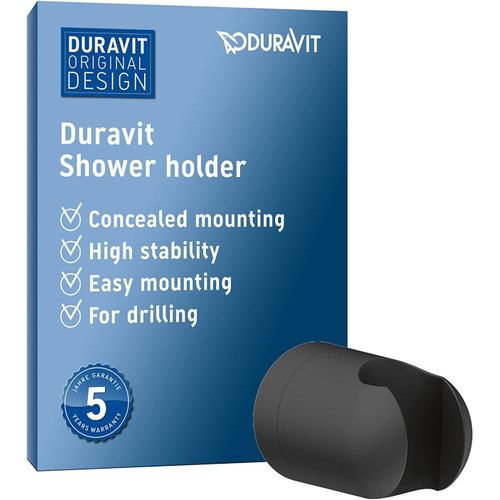 KGABERY-Universal Support De Douche,Support Pommeau De Douche,Support Douchette,Noir Mat