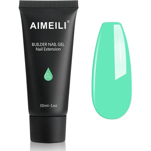 Extension Gel Pour Ongles, Néon Vert Builder Construction 30ml - Faux Ongles Quick Building Uv Led Vernis Semi Permanent Nail Art 004 