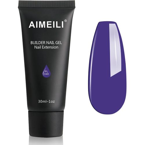 Extention Gel Pour Ongles, Bleu Foncé Builder Construction Gel 30ml Faux Ongles Quick Building Uv Led Gel Vernis Semi Permanent Nail Art 048 