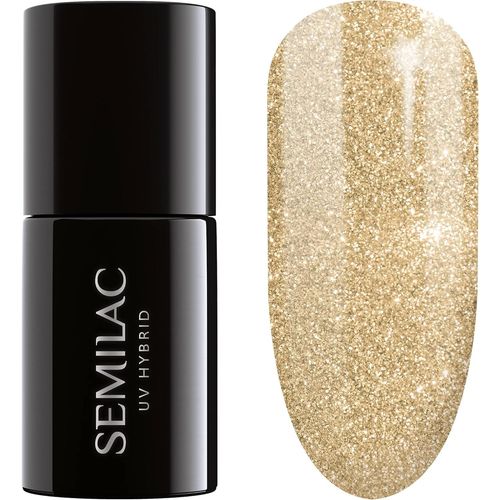 Vernis À Ongles Gels Semi-Permanents Uv 037 Gold Disco 7ml 
