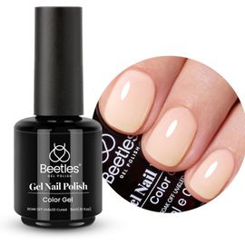 Beetles 15 Ml Blé Nude Vernis Semi Permanent, Blé Vernis À Ongles Gels Sèche Sous Lampe Uv/Led, Cadeaux De Manucure Nail Art Bricolage 