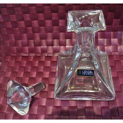 Carafe Neuf Cristal De Sèvres Avec Sa Boite