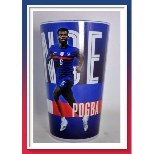 Gobelet Verre Plastique Équipe De France De Football - Pogba / Asseyi - Coupe Du Monde De Football - Intermarché 2022