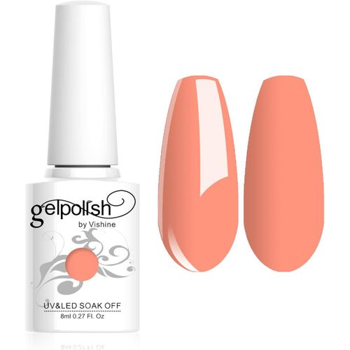 8ml Vernis À Ongles Gel Semi Permanent Uv Led Aux 298 Couleurs Divers Pour Nail Art Manucures Corail #121 