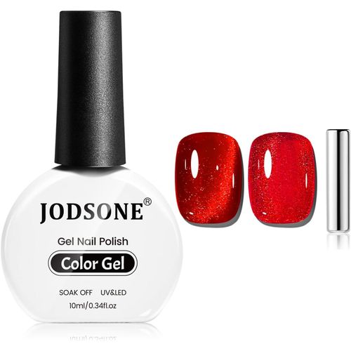 Vernis À Ongles Gel ?il De Chat Rouge 10 Ml Avec Aimant, Lampe Uv À Tremper, Vernis Rouge Foncé, Nail Art, Manucure, Salon, Bricolage, Maison 