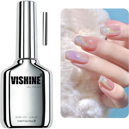 16ml 9d Cat Eyes Gel Vernis À Ongles Semi-Permanent,Vernis Gel Soak Off Uv Led Pour Nail Art Manicure 008 