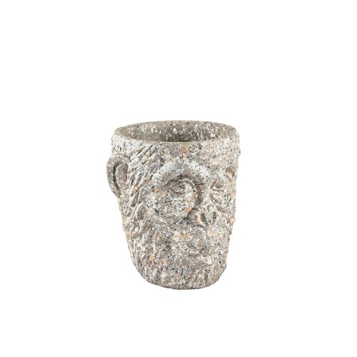 Cache Pot En Béton Gris