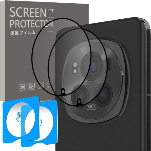 2 Pièces Protection Caméra Pour Honor Magic 6 Pro, Dureté 9h Objectif En Verre Trempé Hd, Anti-Rayures