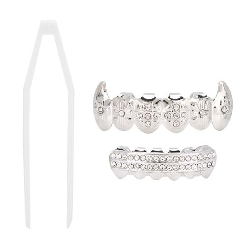 Ensemble De Dents Hip Hop, Accessoire De Decoration Pour Les Dents, Cadeau De Fete D'halloween 