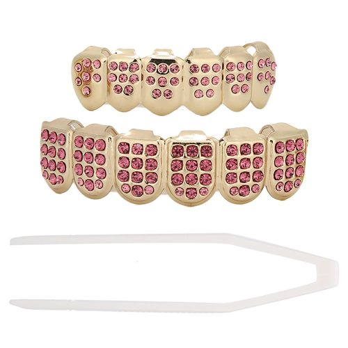 Ensemble De Dents Bling Dents Accessoire Decoration Pour Halloween Fete Hip Hop Spectacle 