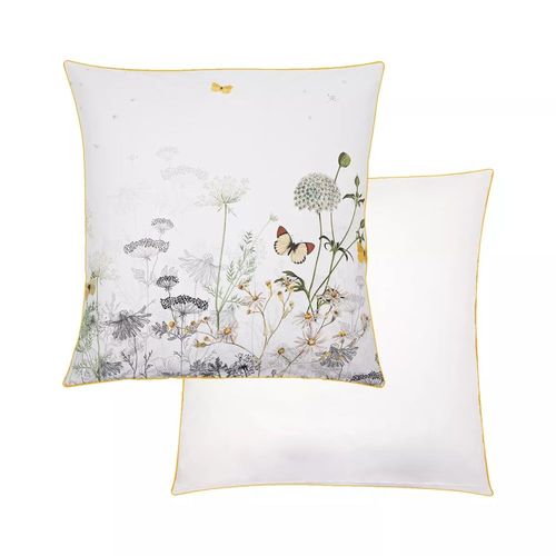 Taie D'oreiller Lavé Percale De Coton Multicolore 63x63 Cm