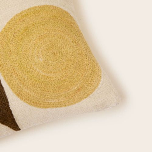 Housse De Coussin En Laine Naturel 40x40 Cm