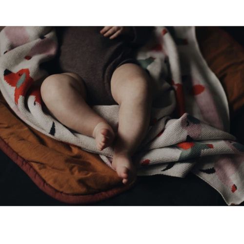 Couverture En Coton Bio Gots 80 X 100 Cm Pour Bébé