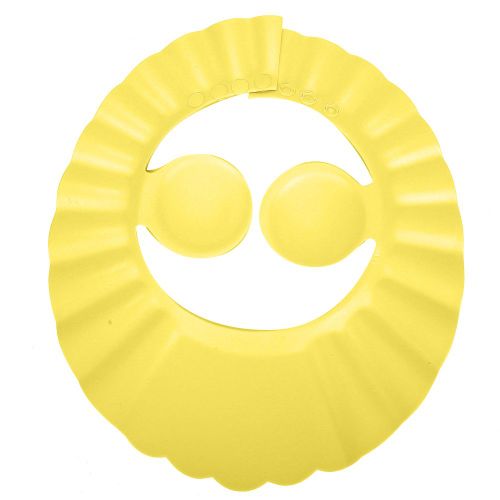 Bonnet De Bain En Silicone Pour Bebe, Shampoing, Pare-Soleil, Protection Auditive, Jaune 
