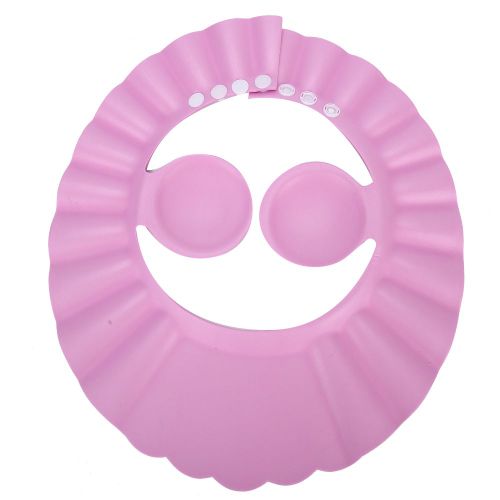 Bonnet De Bain En Silicone Pour Bebe, Shampoing, Pare-Soleil, Protection Auditive, Rose 